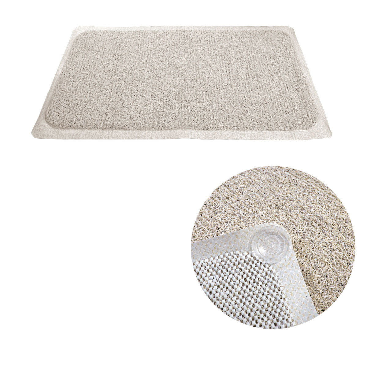 loofah-shower-mat-cream www.mallsonline.com.au