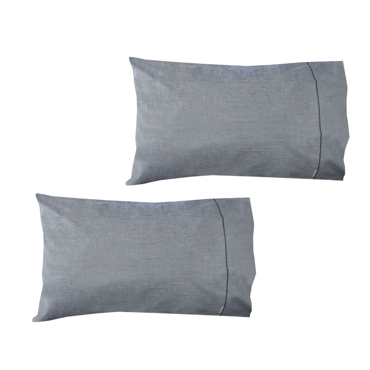 pair-of-chambray-charcoal-cotton-standard-pillowcases-48-x-73-cm www.mallsonline.com.au