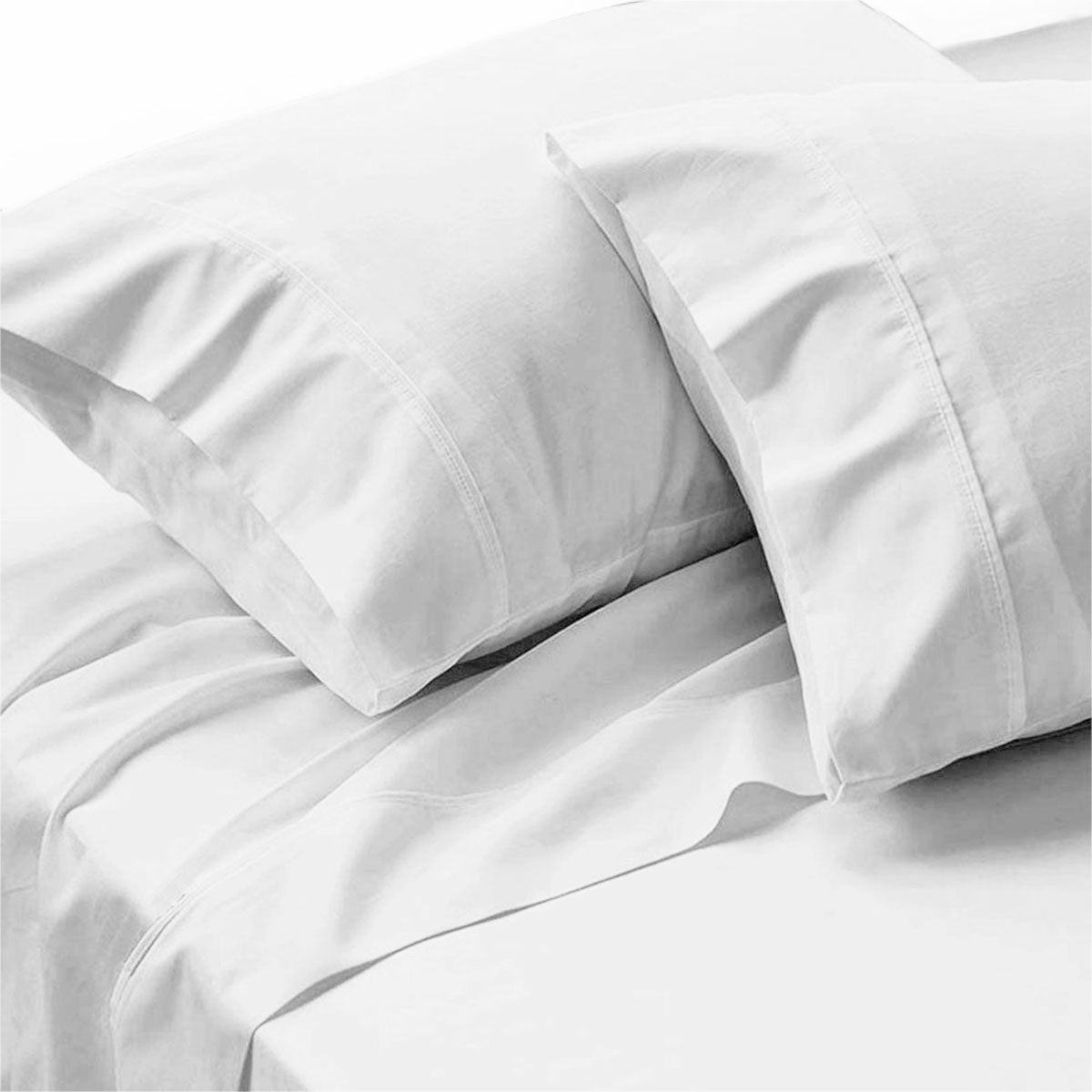 500tc-ramca-white-egyptian-cotton-sheet-set-queen www.mallsonline.com.au