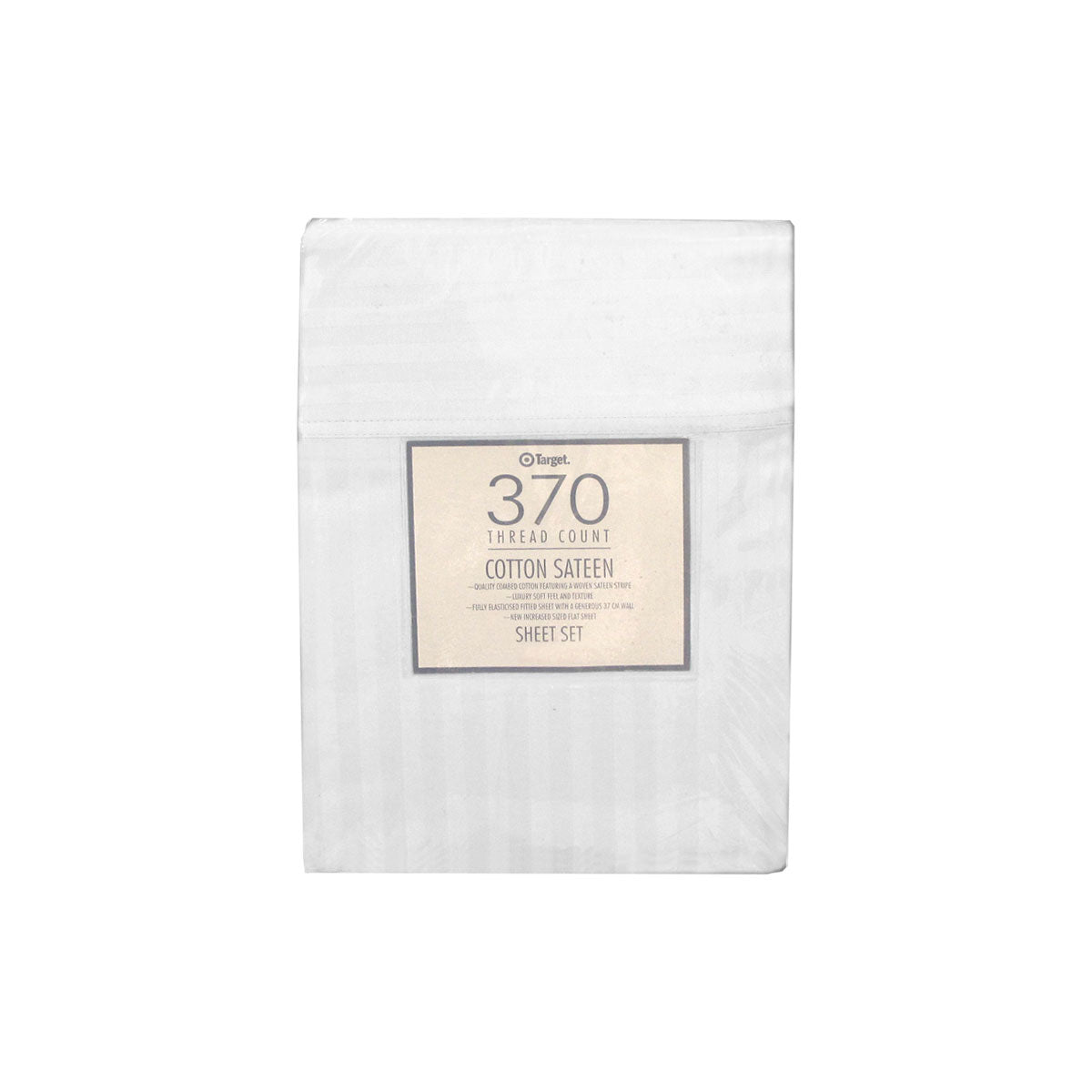 370tc-white-self-striped-cotton-sateen-sheet-set-king www.mallsonline.com.au