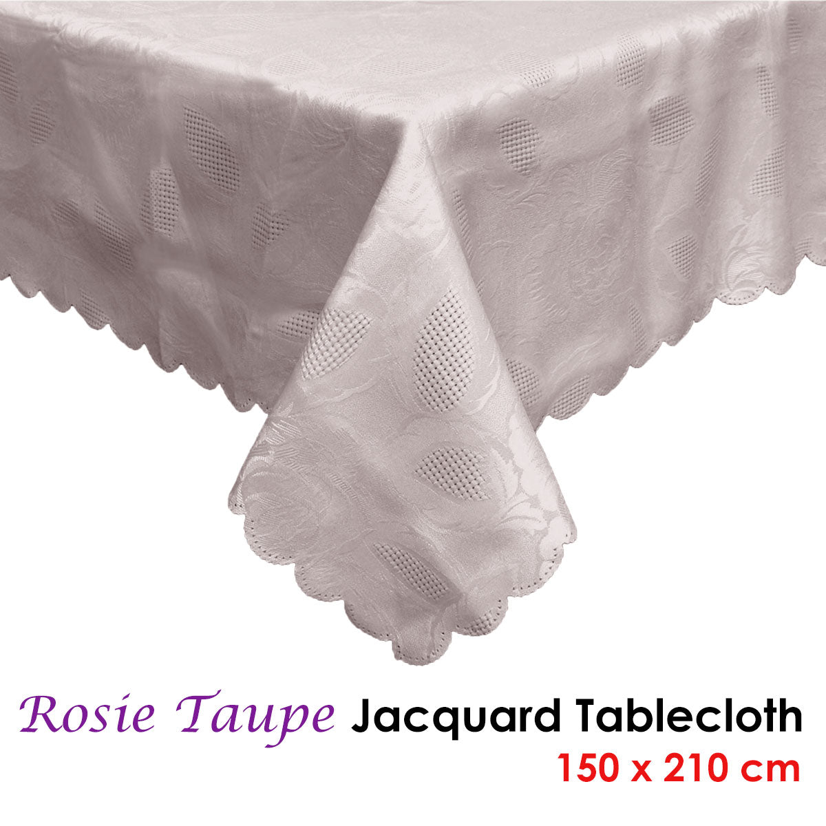 rosie-taupe-luxury-jacquard-tablecloth-150-x-210-cm www.mallsonline.com.au