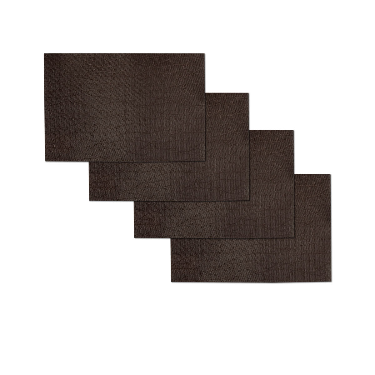 choice-set-of-4-pvc-table-placemats-spring-buds-chocolate www.mallsonline.com.au