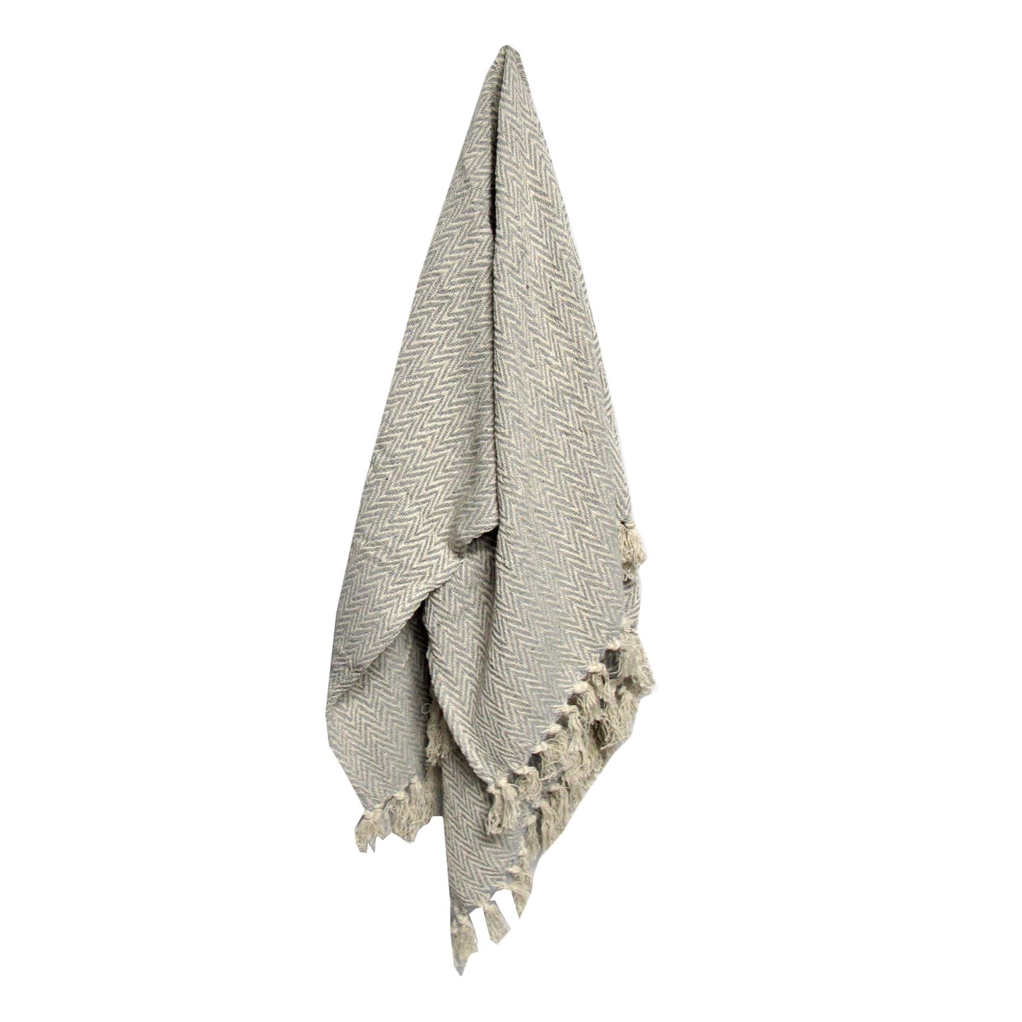 cotton-fringe-throw-rug-chevron-grey www.mallsonline.com.au