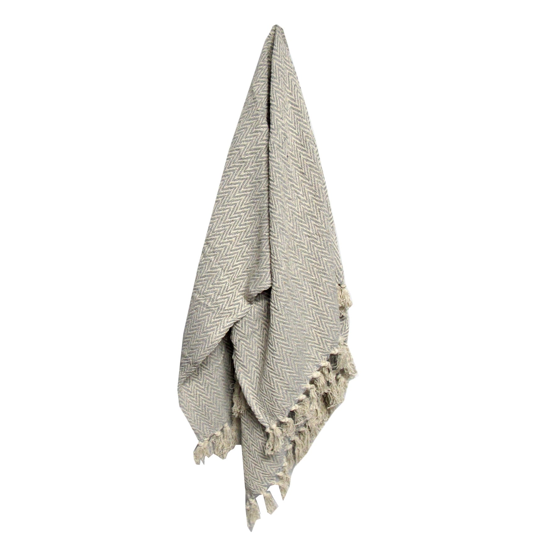 cotton-fringe-throw-rug-chevron-grey www.mallsonline.com.au