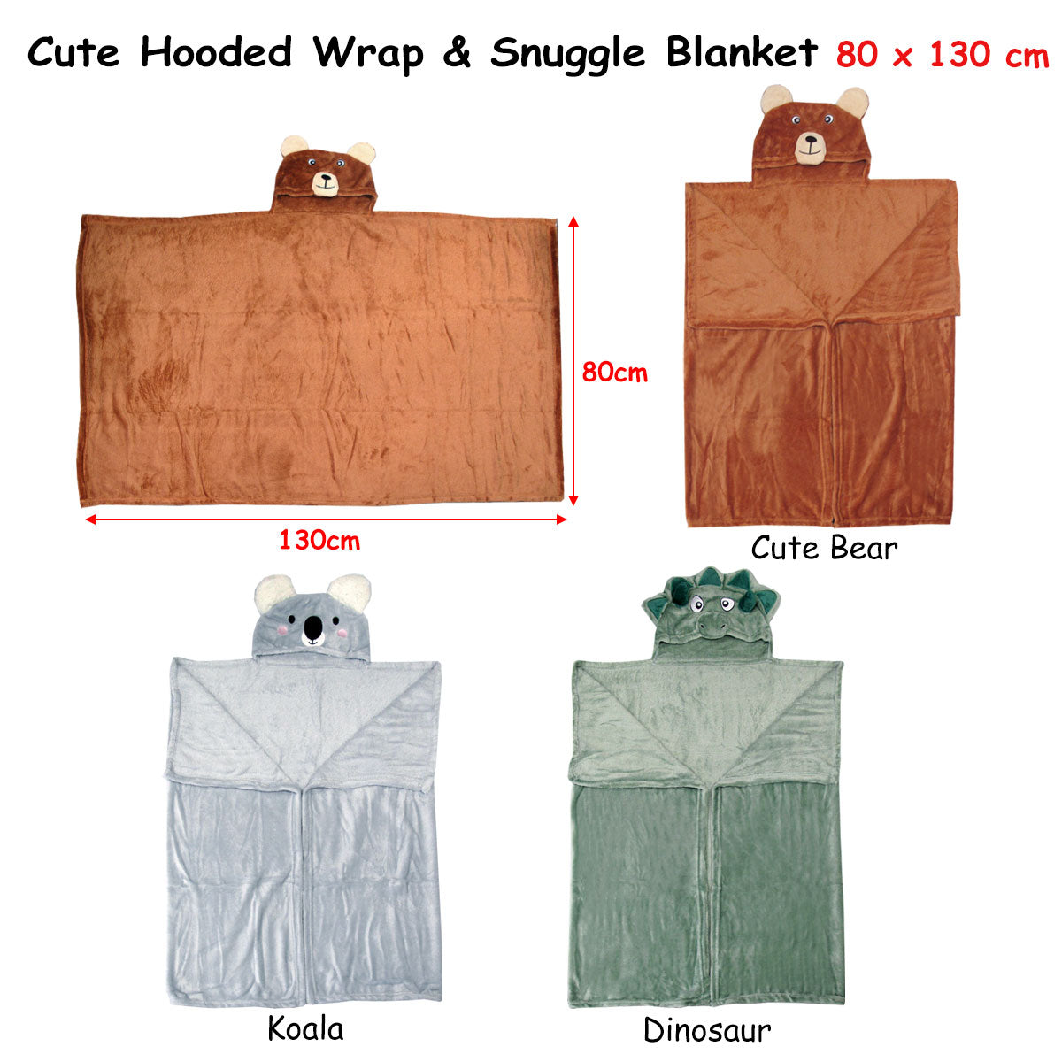 hooded-wrap-snuggle-animal-blanket-throw-rug-dinosaur www.mallsonline.com.au