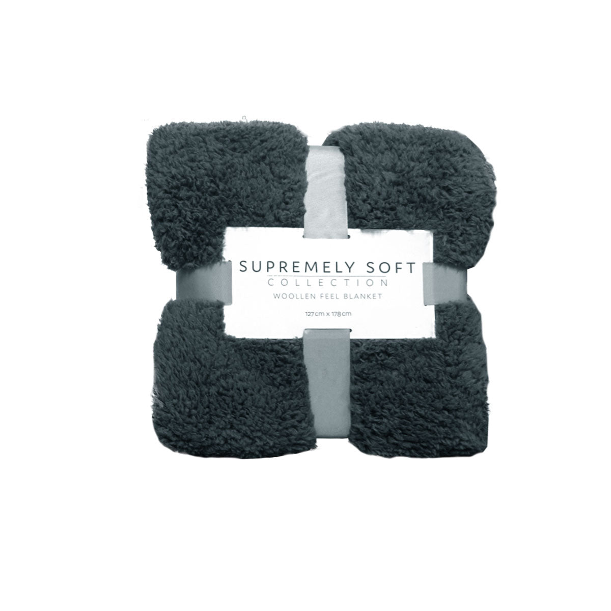 soft-woollen-feel-throw-rug-blanket-charcoal www.mallsonline.com.au