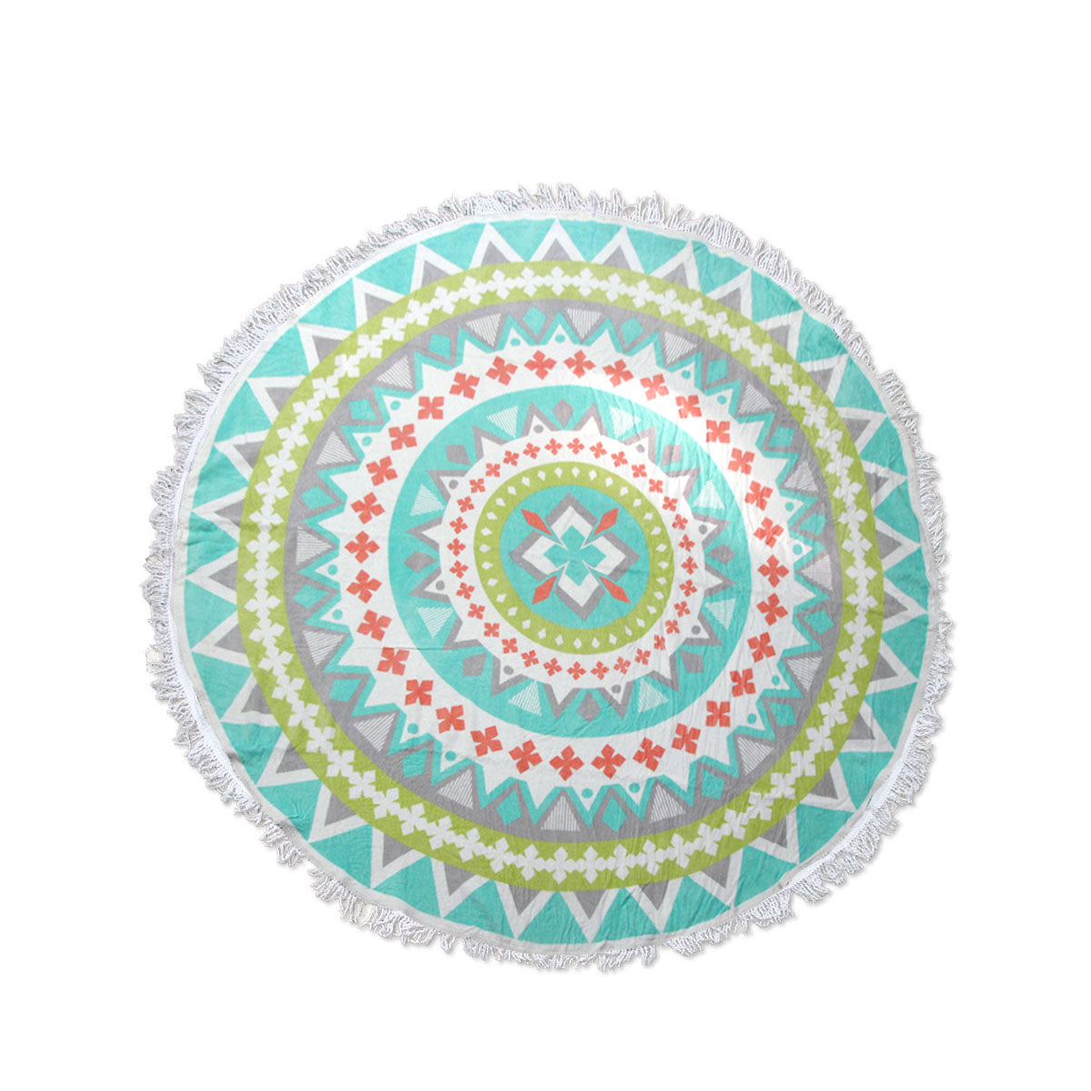 zoey-bright-colors-100-cotton-round-beach-towel www.mallsonline.com.au