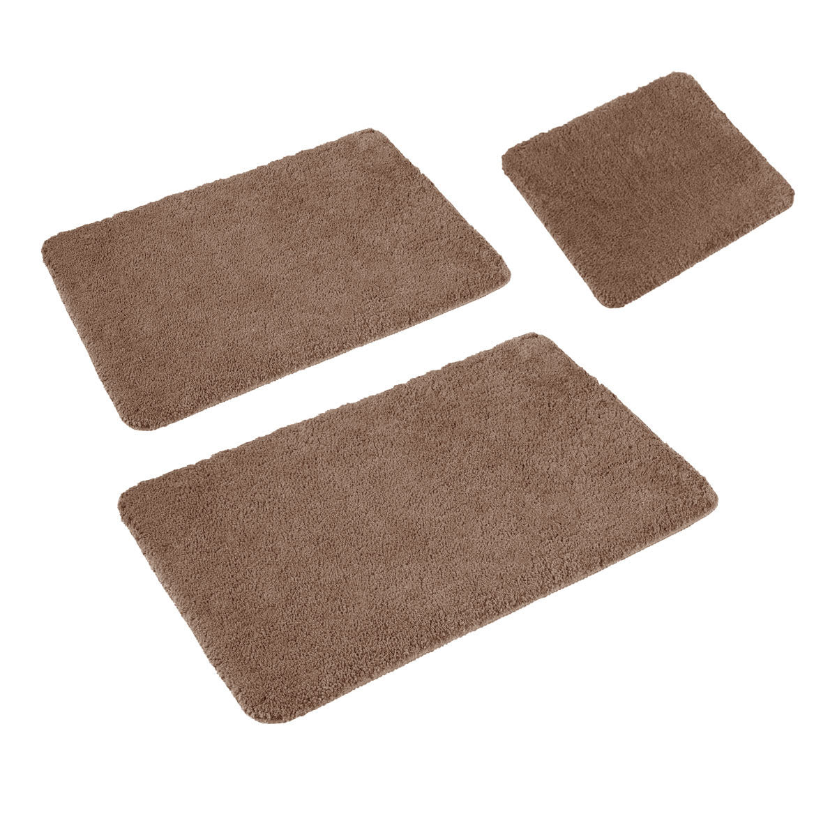 sleim-set-of-3-bath-mat-set-light-brown at www.mallsonline.com.au