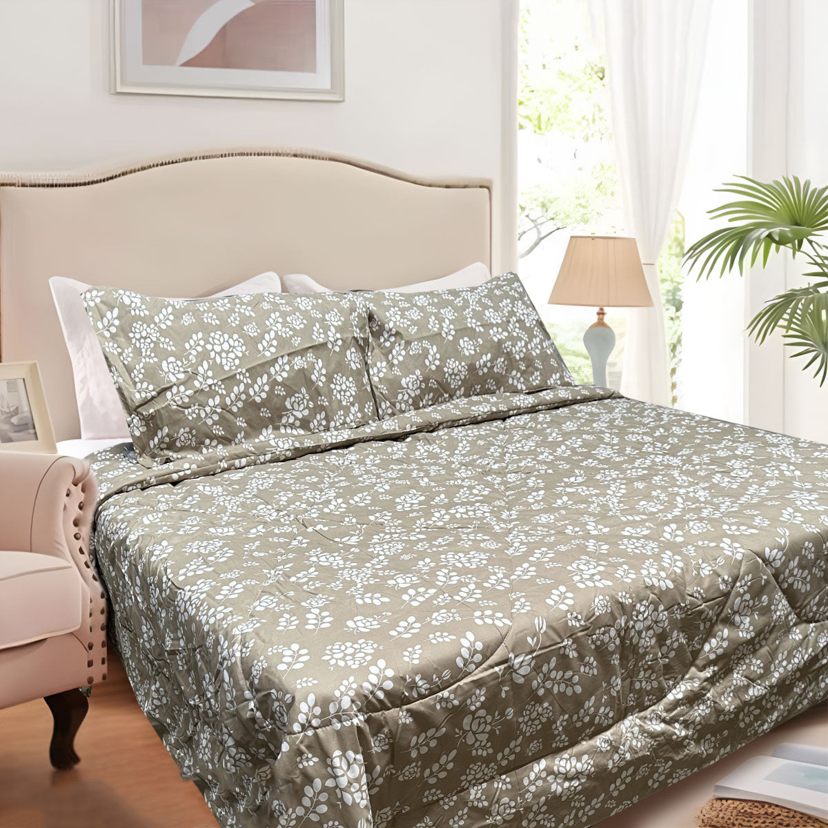 hotel-living-3-pce-light-weight-comforter-set-queen-king-corbett-floral-outlines www.mallsonline.com.au