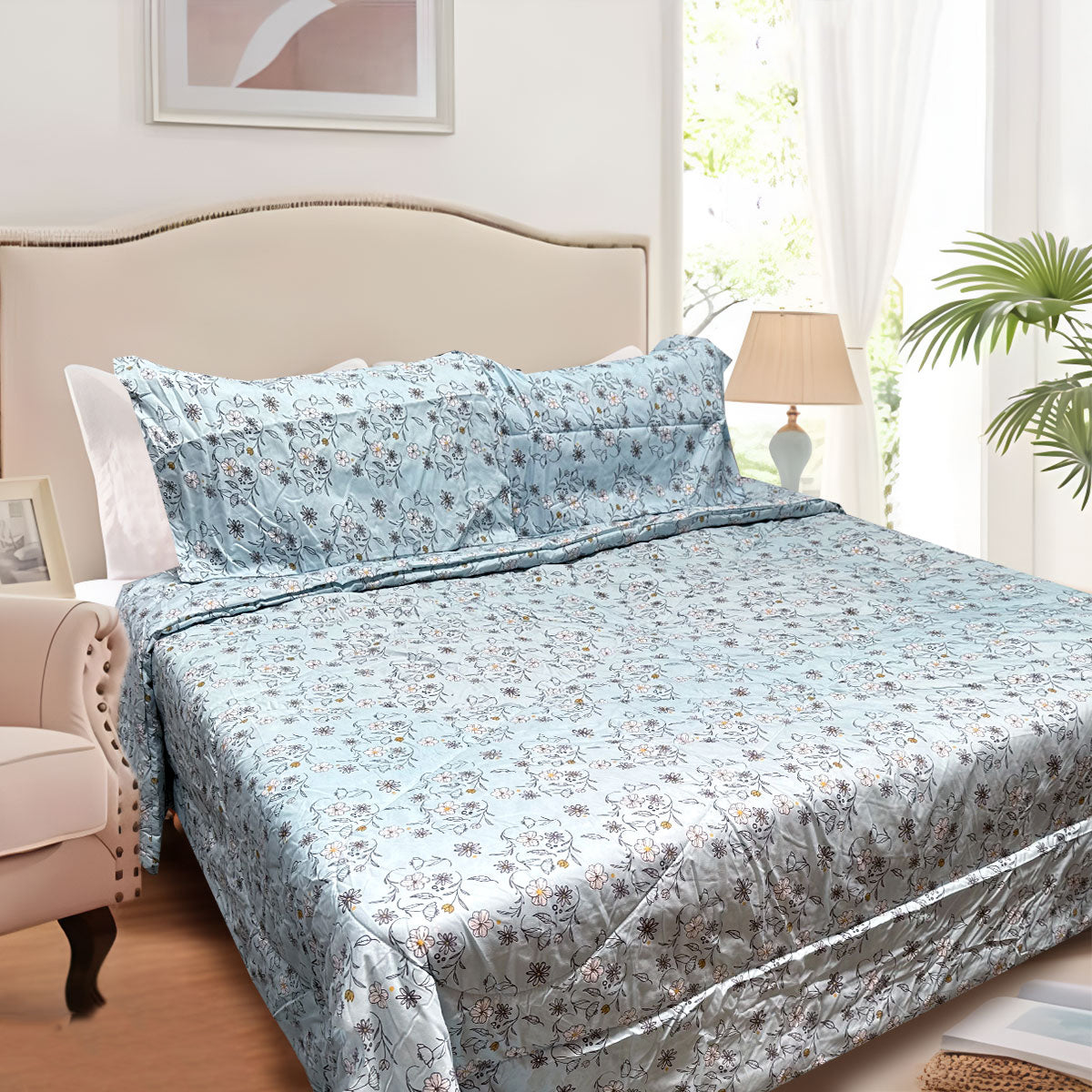hotel-living-3-pce-light-weight-comforter-set-queen-king-corbett-floral-blue www.mallsonline.com.au