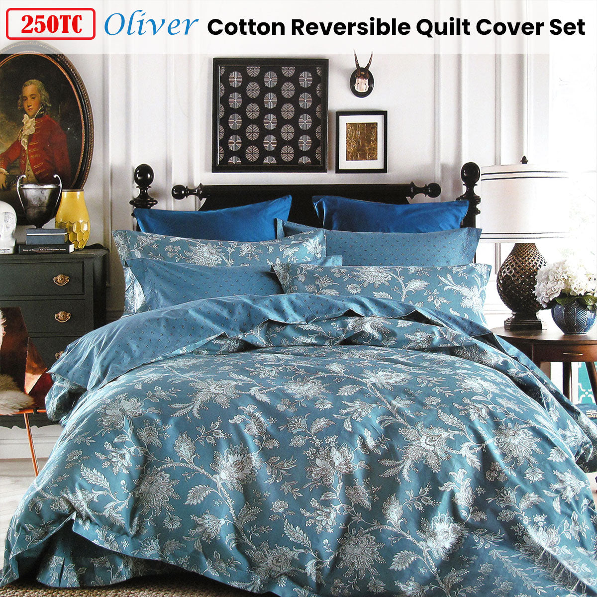 250tc-oliver-cotton-reversible-quilt-cover-set-king www.mallsonline.com.au