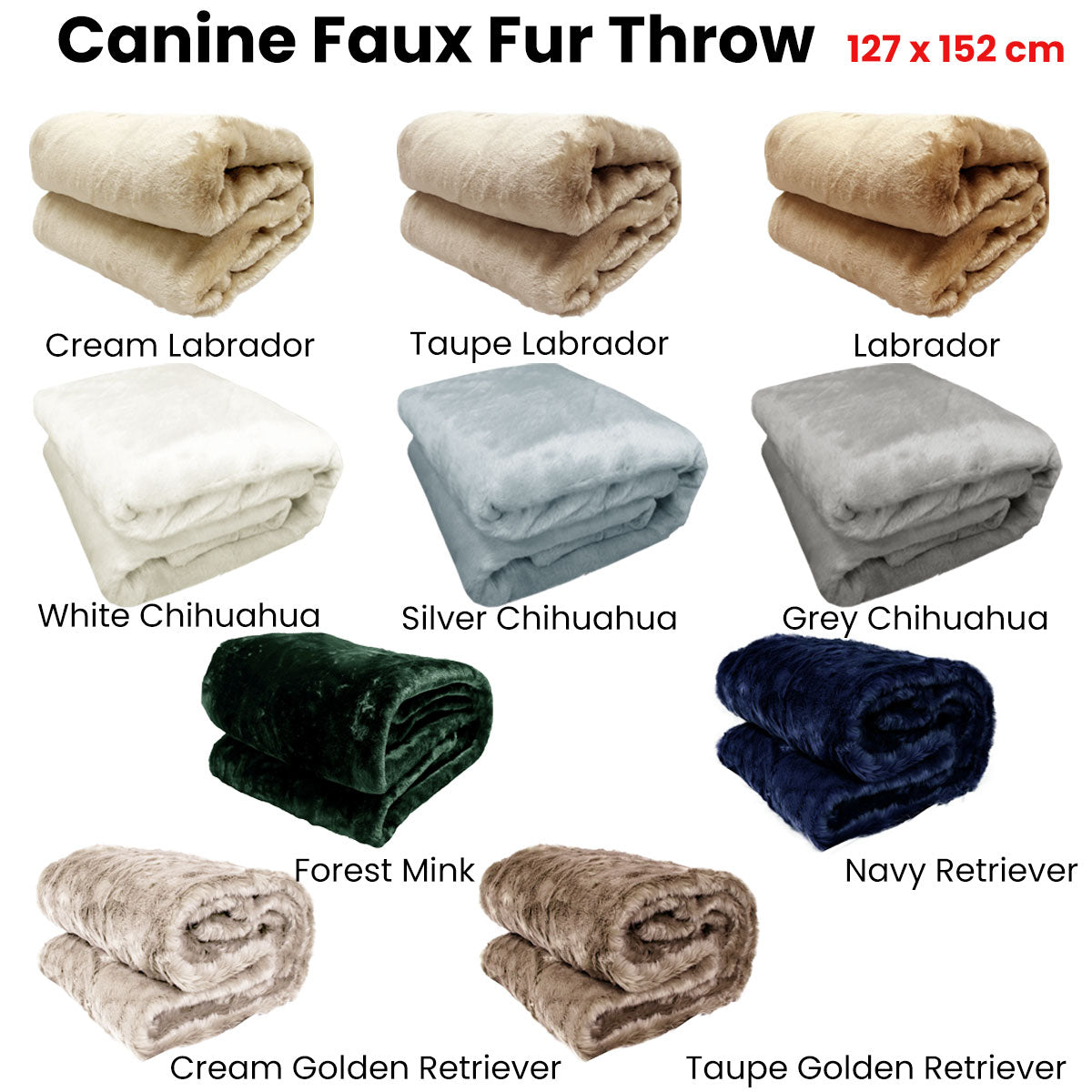canine-faux-fur-throw-rug-127-x-152-cm-labrador www.mallsonline.com.au