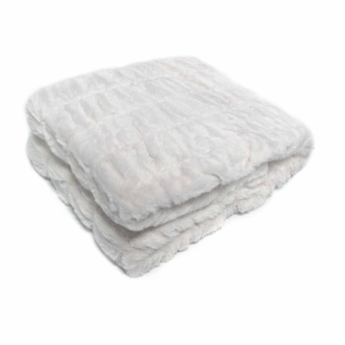 harper-soft-ruched-pattern-faux-fur-throw-rug-127-x-152-cm-white www.mallsonline.com.au