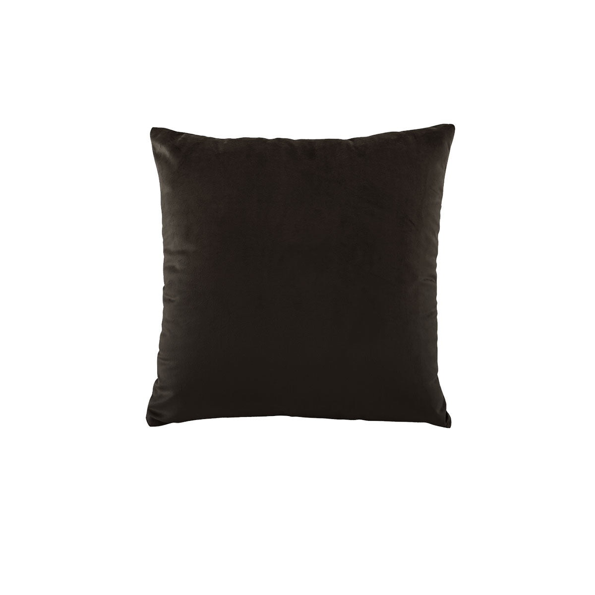 bianca-vivid-coordinates-square-velvet-cushion-chocolate-43-x-43cm www.mallsonline.com.au