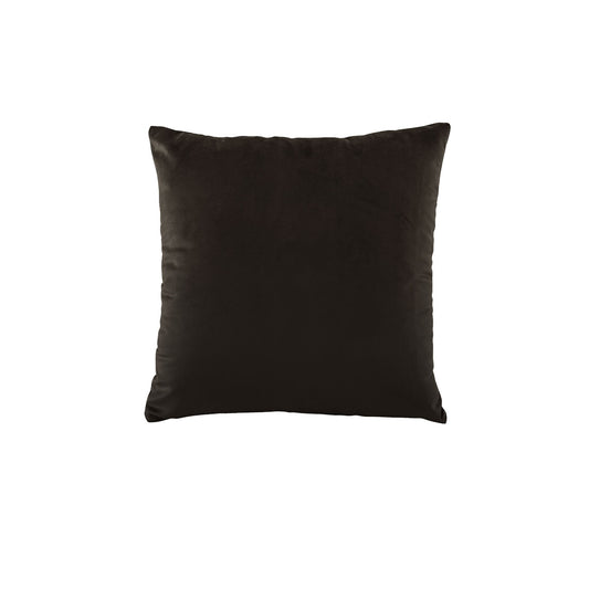 bianca-vivid-coordinates-square-velvet-cushion-chocolate-43-x-43cm www.mallsonline.com.au