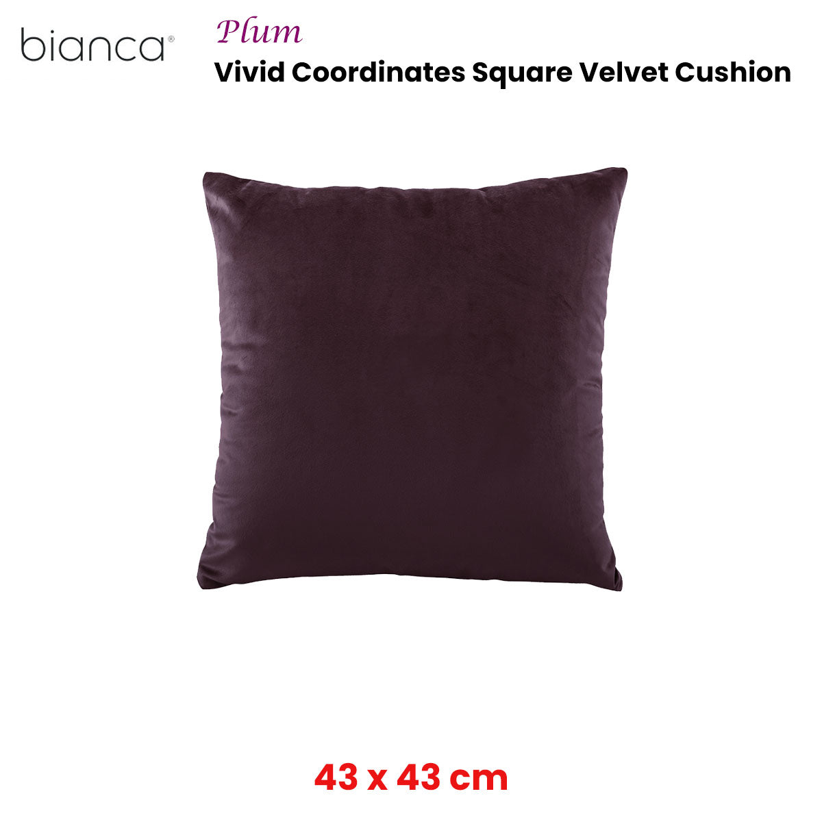 bianca-vivid-coordinates-square-velvet-cushion-plum-43-x-43cm www.mallsonline.com.au