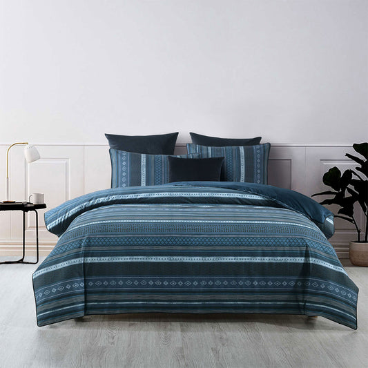 bianca-como-teal-quilt-cover-set-super-king www.mallsonline.com.au