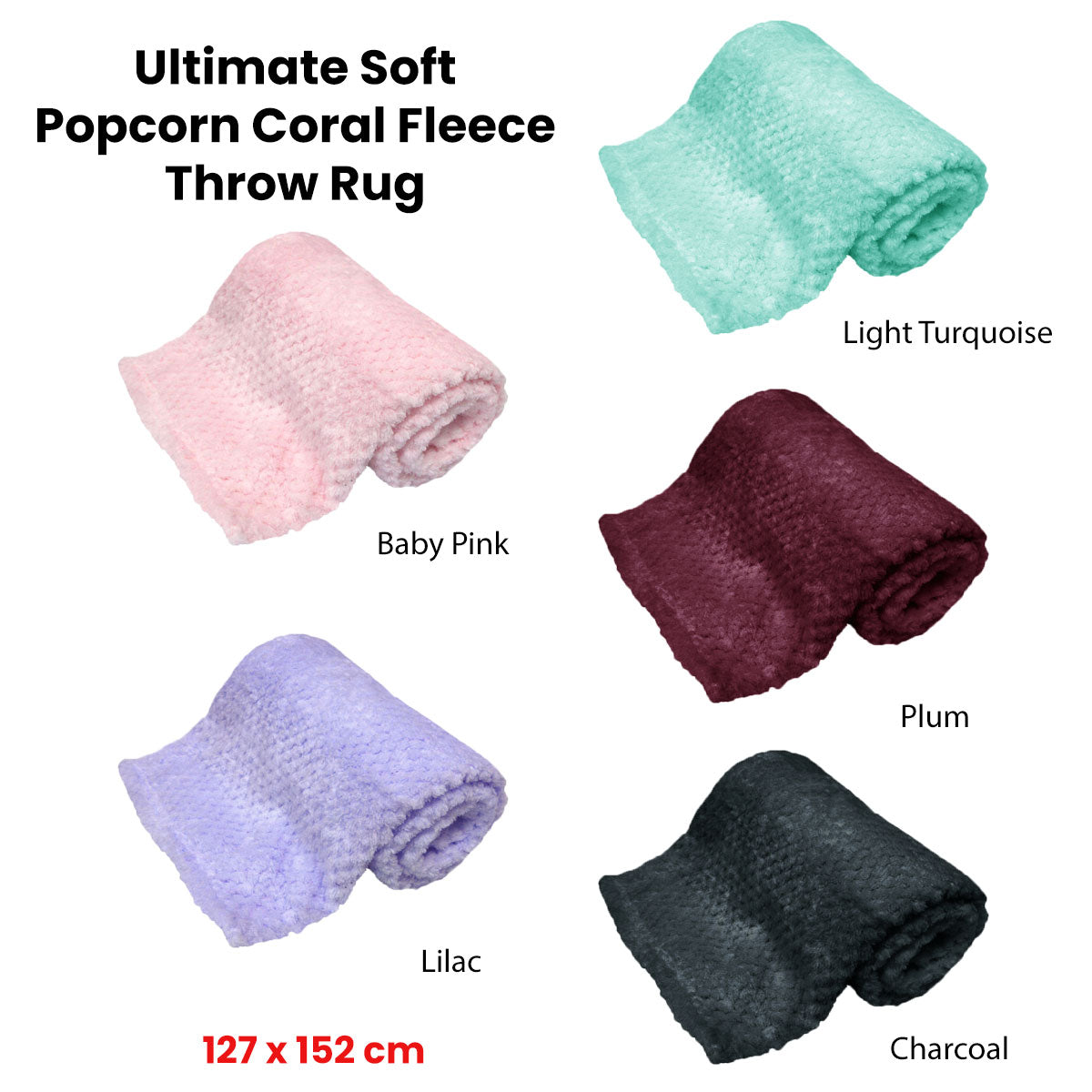 180gsm-soft-popcorn-coral-fleece-throw-rug-127-x-152cm-charcoal at www.mallsonline.com.au