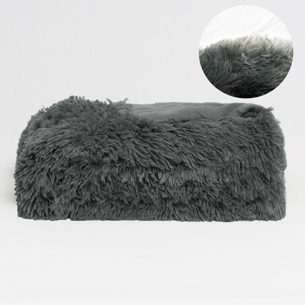 hotel-living-long-hair-faux-fur-throw-rug-grey www.mallsonline.com.au