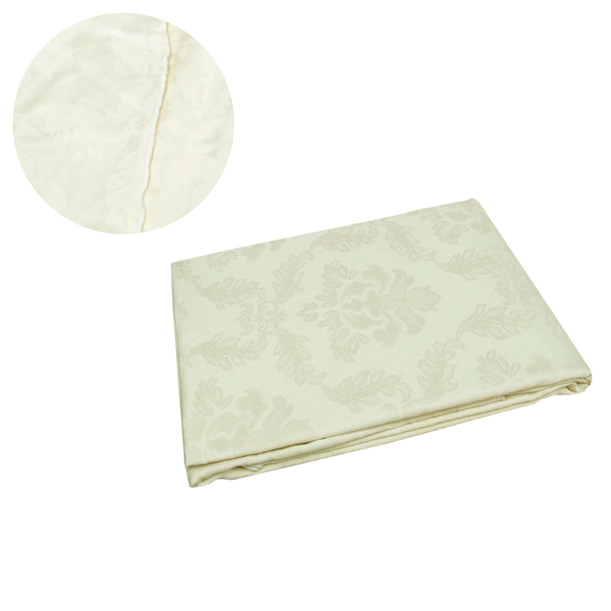damask-jacquard-polyester-tablecloth-180cm-round-elisabetta-cream www.mallsonline.com.au