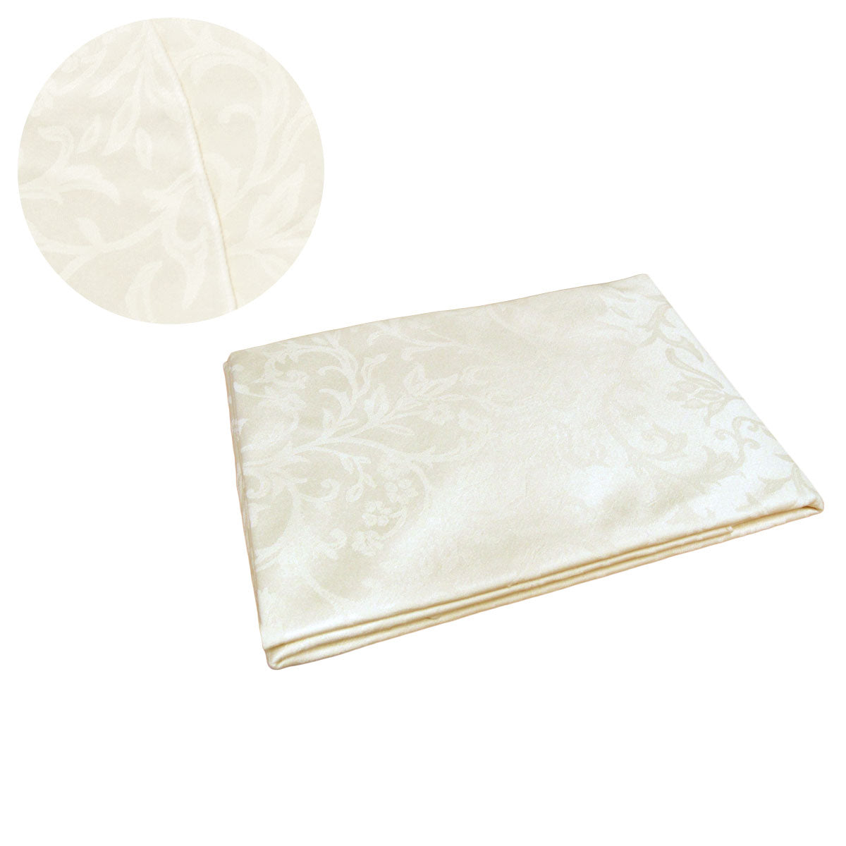 damask-jacquard-polyester-tablecloth-180cm-round-spring-cream www.mallsonline.com.au