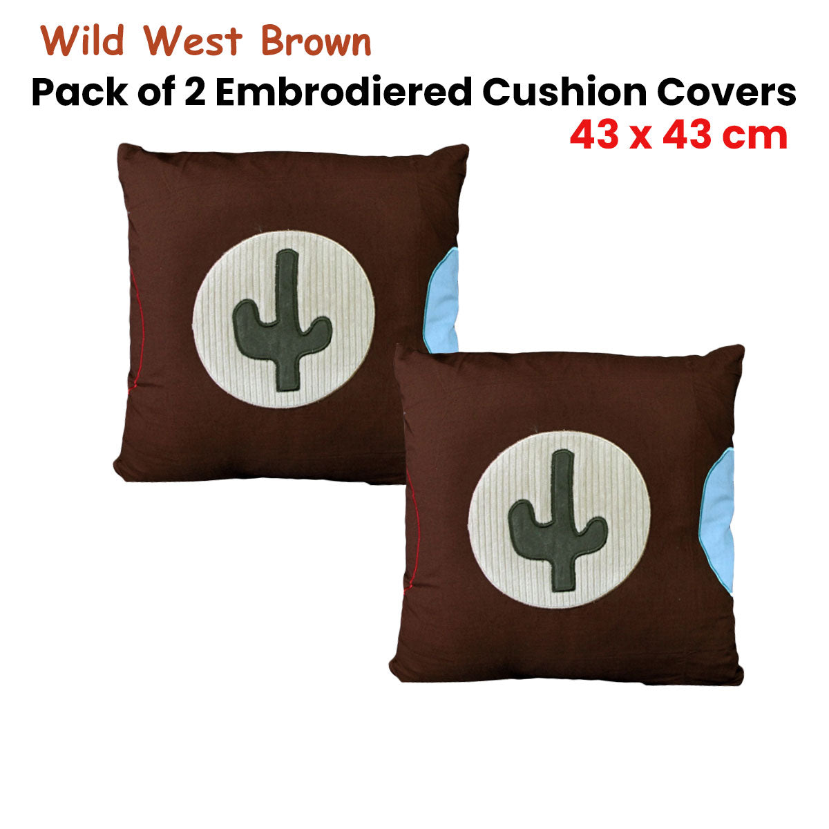 pack-of-2-wild-west-embroidered-cushion-covers-43-x-43-cm www.mallsonline.com.au
