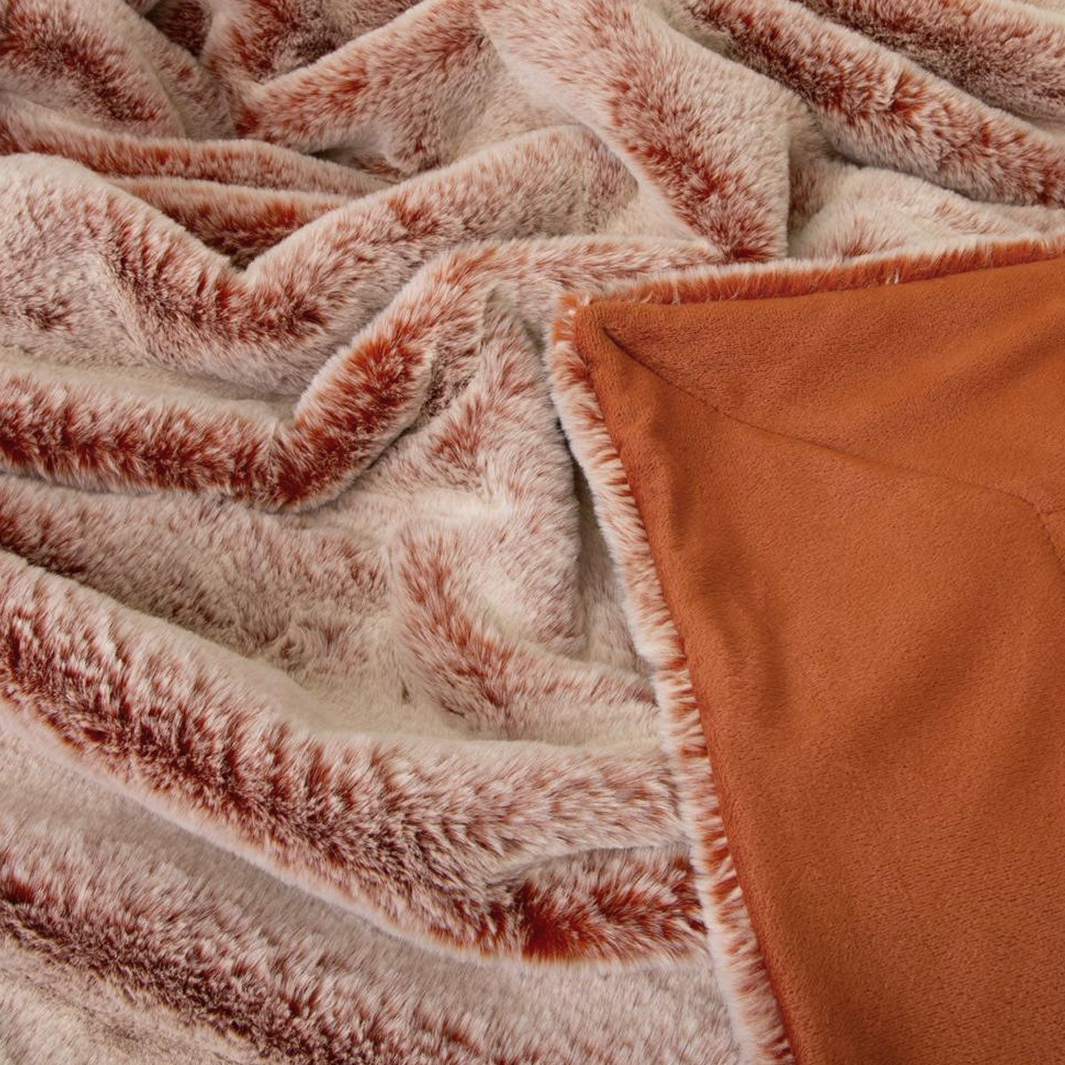 j-elliot-home-archie-terracotta-faux-fur-throw-rug-130-x-160cm www.mallsonline.com.au