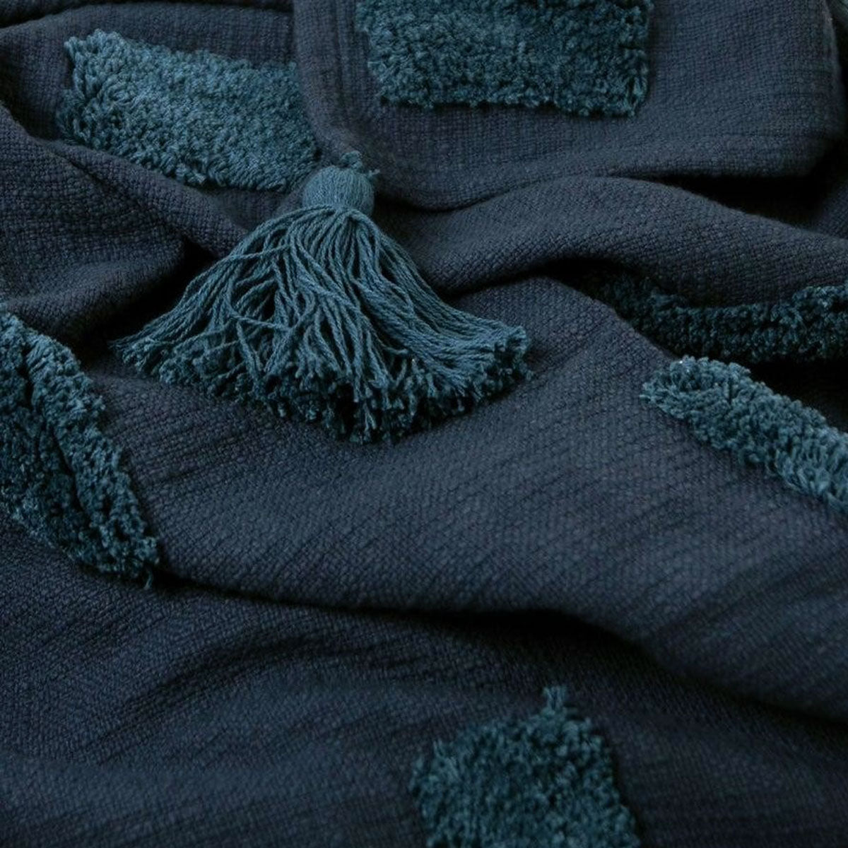 j-elliot-home-quinn-100-cotton-textured-throw-130-x-160-cm-indigo-majolica www.mallsonline.com.au