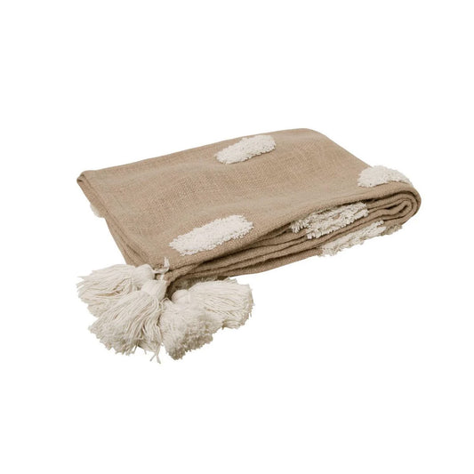 j-elliot-home-quinn-100-cotton-textured-throw-130-x-160-cm-sandstone-ivory www.mallsonline.com.au