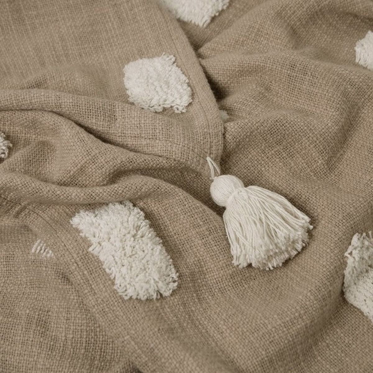 j-elliot-home-quinn-100-cotton-textured-throw-130-x-160-cm-sandstone-ivory www.mallsonline.com.au