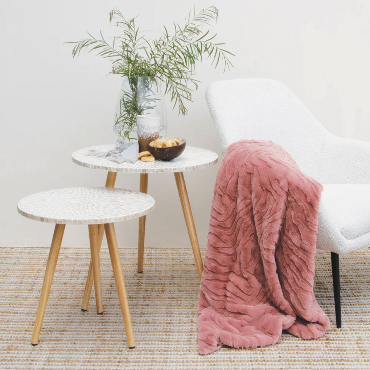 j-elliot-home-rita-dusty-peach-faux-mohair-throw-rug-130-x-160cm www.mallsonline.com.au