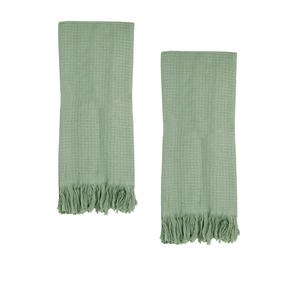 j-elliot-home-400gsm-camila-set-of-2-cotton-waffle-hand-towels-45-x-65-cm-pistachio at www.mallsonline.com.au
