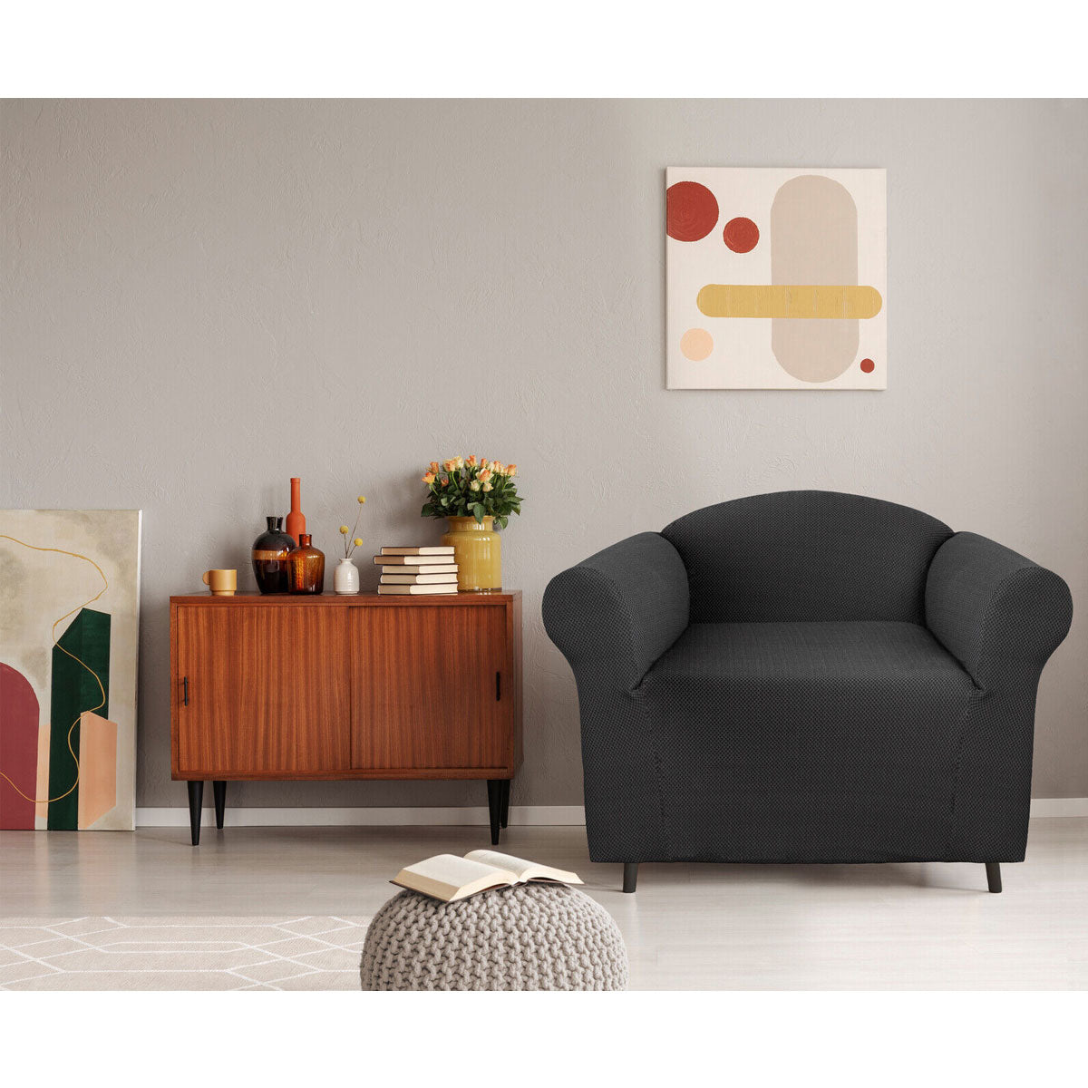 elan-cambridge-extra-stretch-couch-cover-steel-one-seater-steel www.mallsonline.com.au