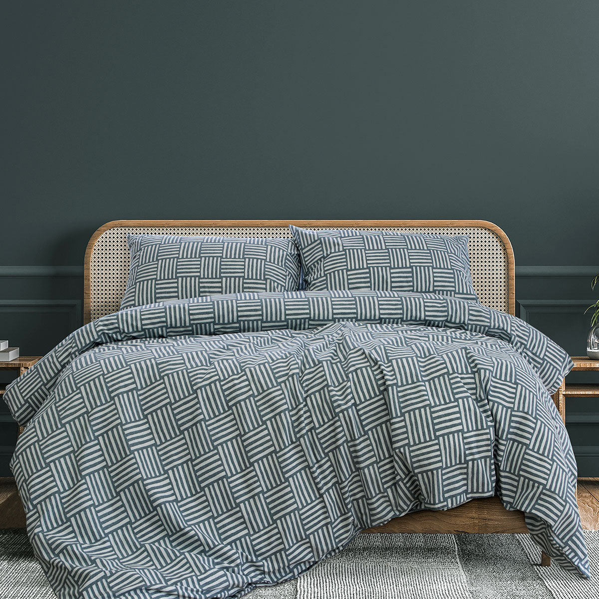 ardor-fletcher-faded-indigo-printed-quilt-cover-set-king www.mallsonline.com.au