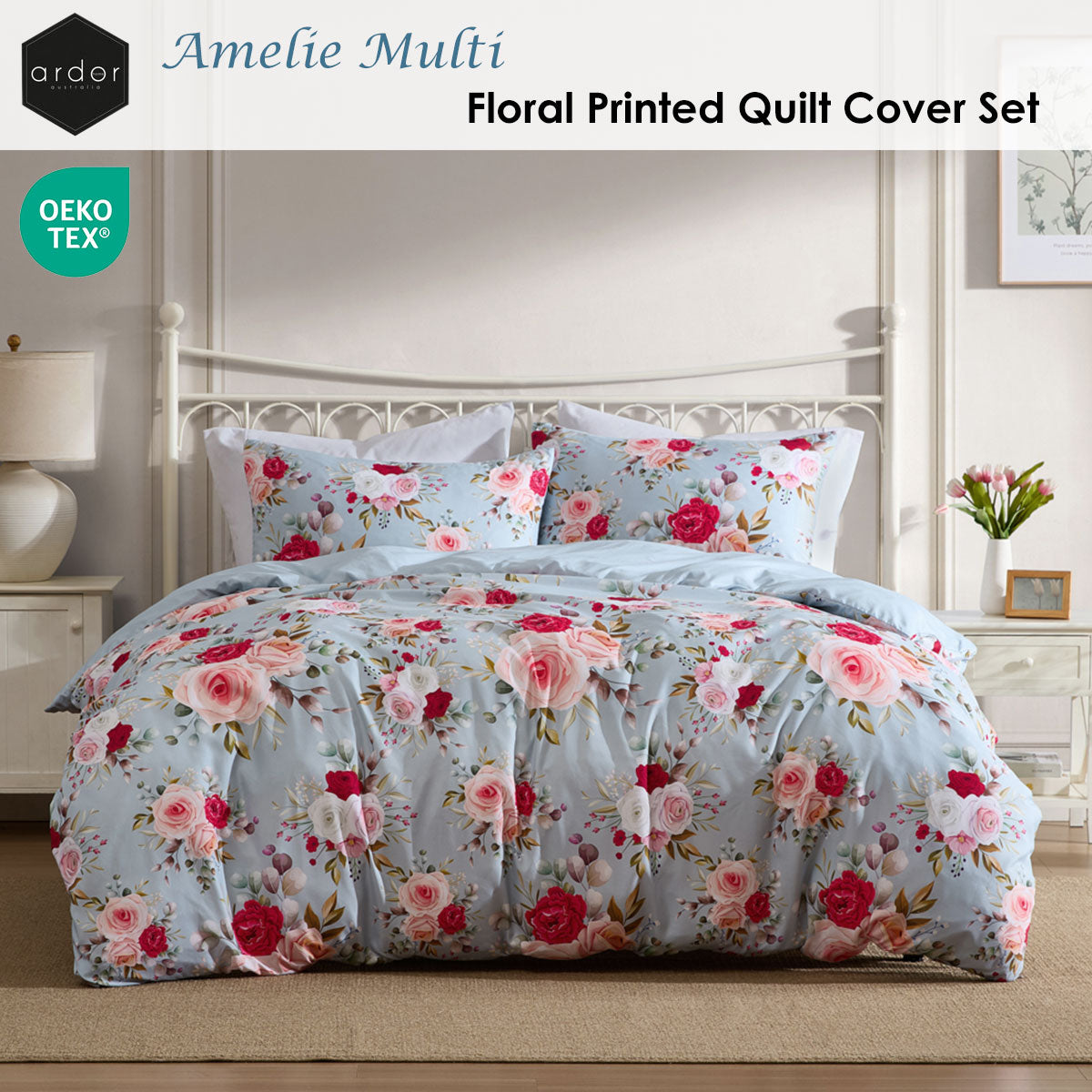 ardor-amelie-multi-floral-printed-quilt-cover-set-king www.mallsonline.com.au