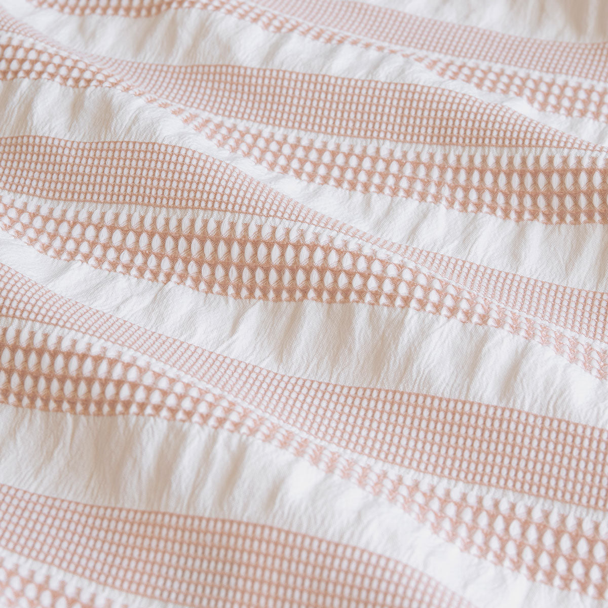 ardor-cove-rose-dust-similar-to-peach-color-seersucker-waffle-quilt-cover-set-queen www.mallsonline.com.au