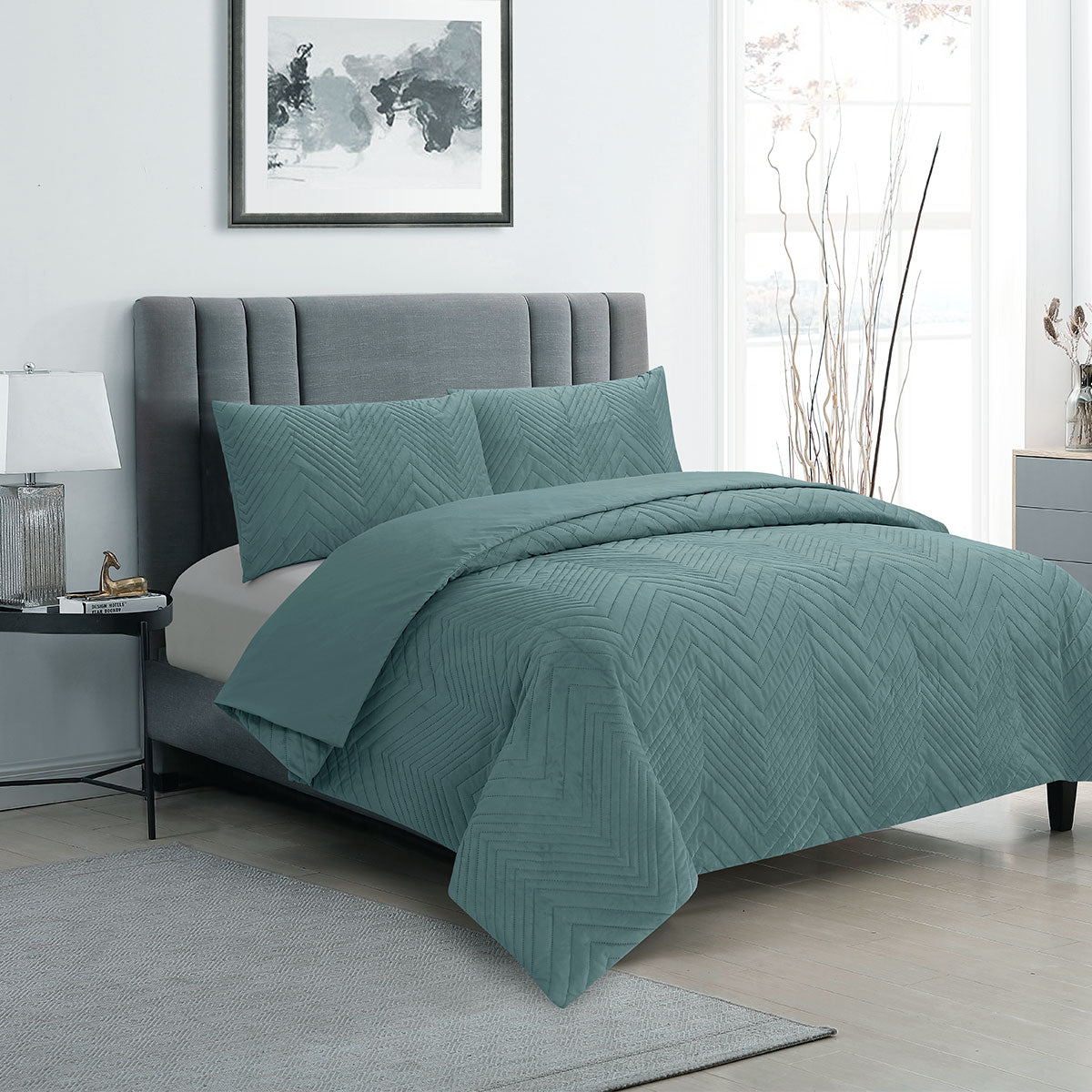 ardor-hana-stormy-sea-embossed-velvet-quilt-cover-set-king www.mallsonline.com.au