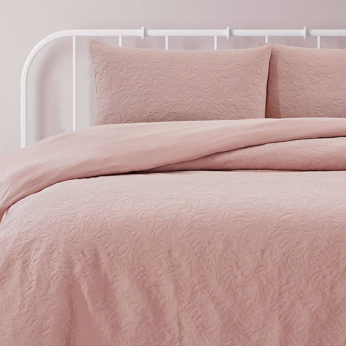 ardor-lottie-blush-pinsonic-embossed-quilt-cover-set-king www.mallsonline.com.au