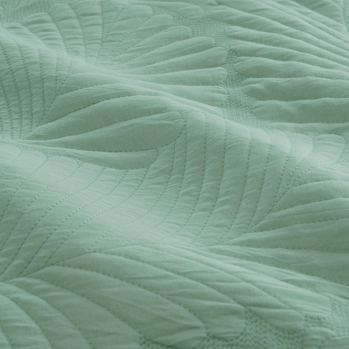 ardor-molly-palm-green-quilted-quilt-cover-set-queen www.mallsonline.com.au