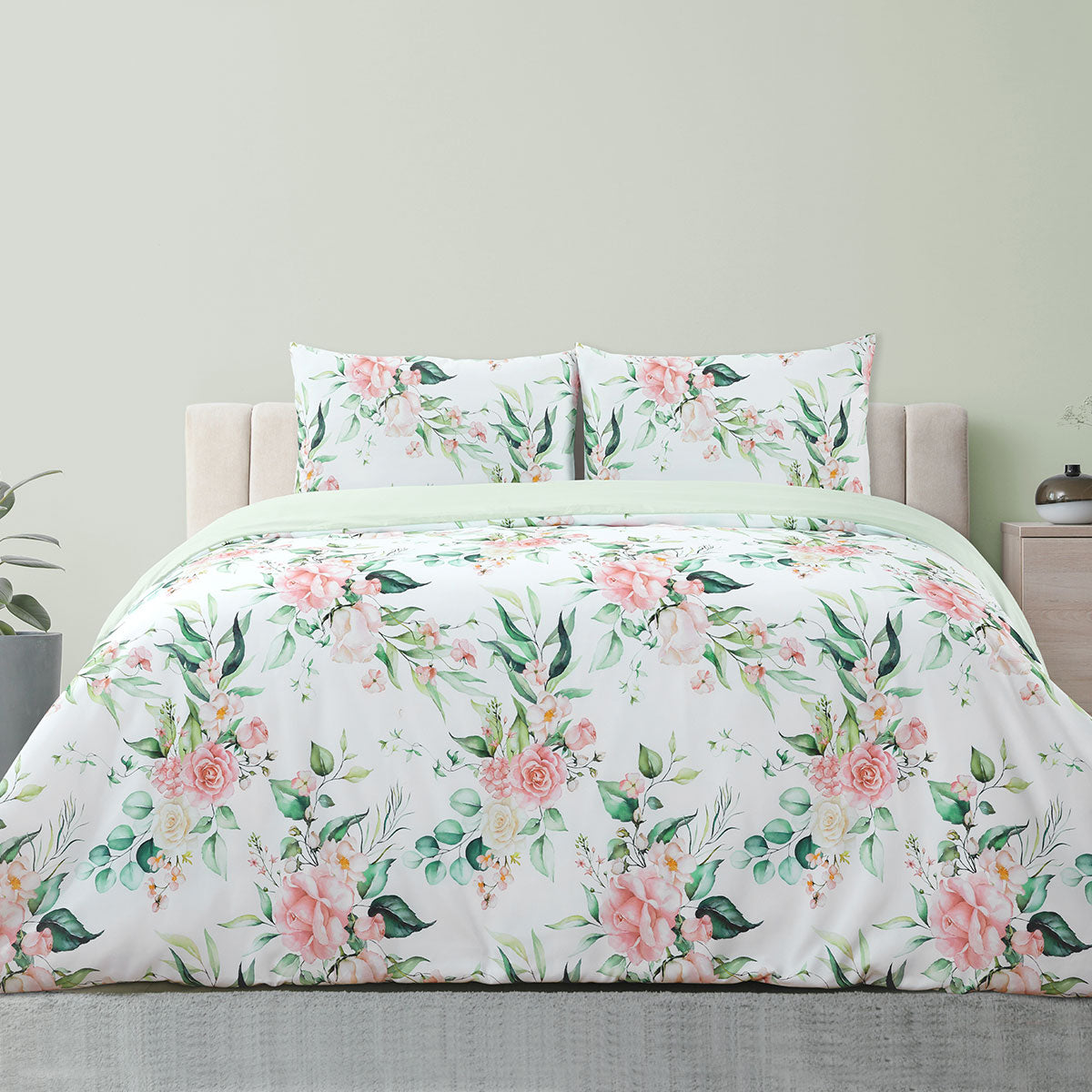 ardor-rose-whisper-soft-sage-printed-floral-quilt-cover-set-king www.mallsonline.com.au