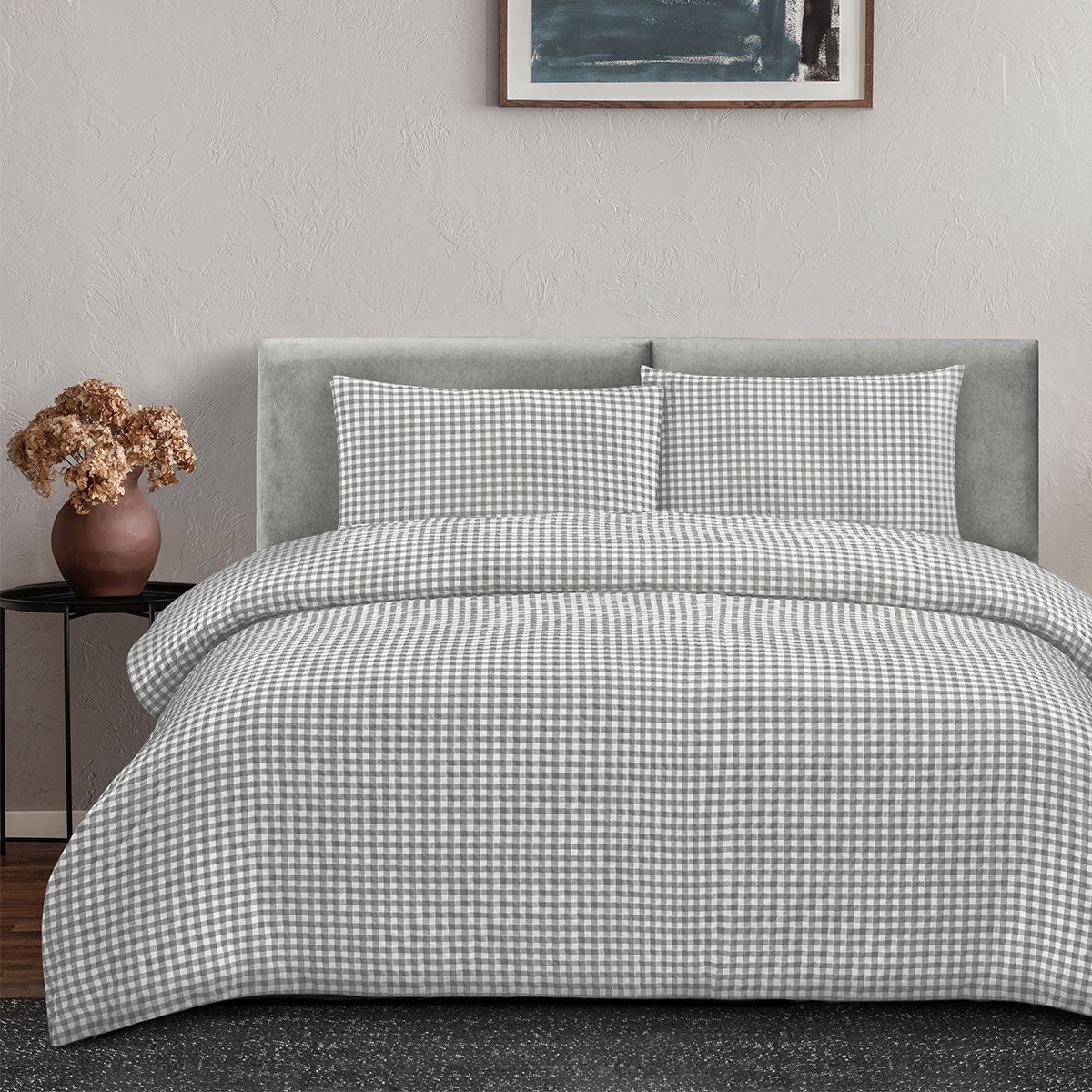 ardor-rowe-grey-textured-seersucker-quilt-cover-set-king www.mallsonline.com.au