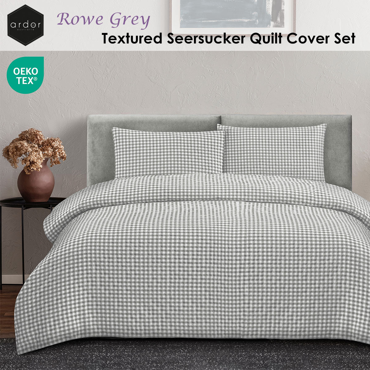 ardor-rowe-grey-textured-seersucker-quilt-cover-set-queen www.mallsonline.com.au