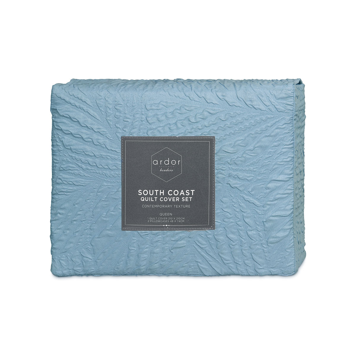 ardor-south-coast-pale-blue-embossed-quilt-cover-set-king www.mallsonline.com.au