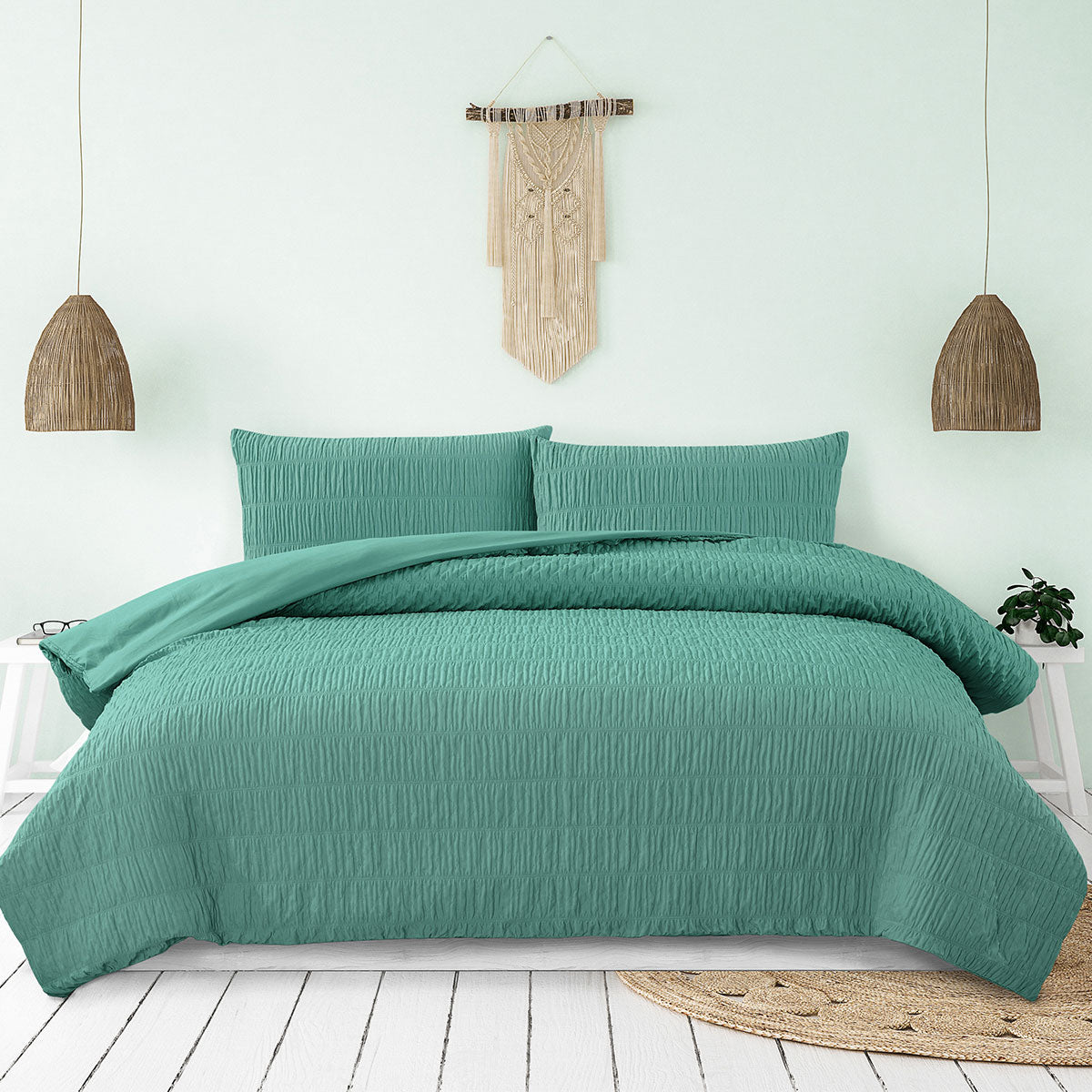 ardor-tuscan-teal-ruched-quilt-cover-set-king www.mallsonline.com.au