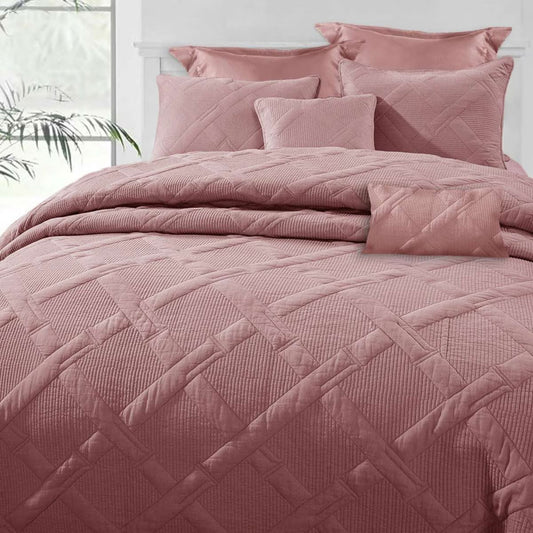 ramesses-canyou-rose-7-piece-air-cloud-bamboo-blend-matelasse-comfort-set-queen www.mallsonline.com.au