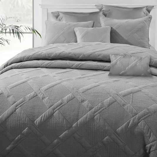 ramesses-ultimate-grey-7-piece-air-cloud-bamboo-blend-matelasse-comfort-set-queen www.mallsonline.com.au