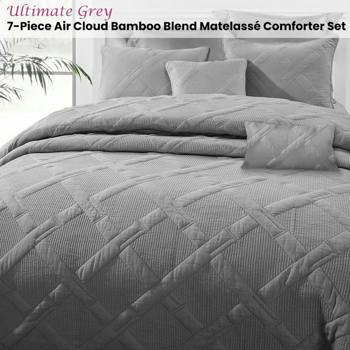ramesses-ultimate-grey-7-piece-air-cloud-bamboo-blend-matelasse-comfort-set-queen www.mallsonline.com.au