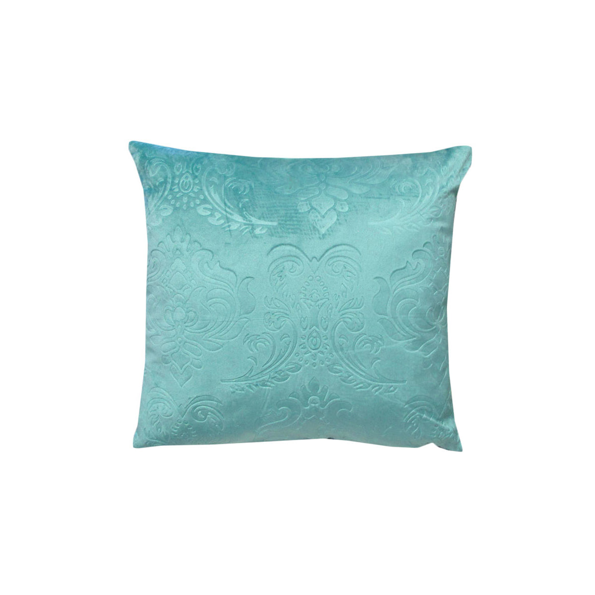 georges-fine-linens-amara-sea-green-square-filled-cushion-40-x-40-cm www.mallsonline.com.au