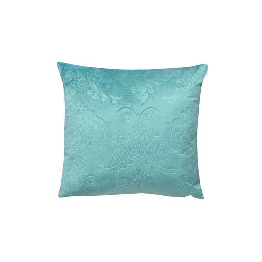 georges-fine-linens-amara-sea-green-square-filled-cushion-40-x-40-cm www.mallsonline.com.au