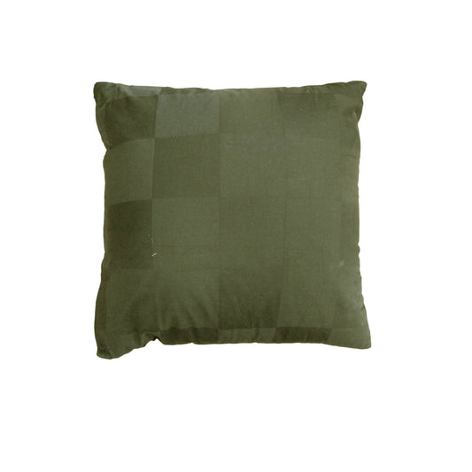 orient-sense-dominic-olive-gingham-jacquard-cushion-cover-45cm-x-45cm www.mallsonline.com.au